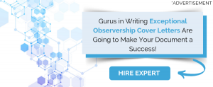 cover letter for observership